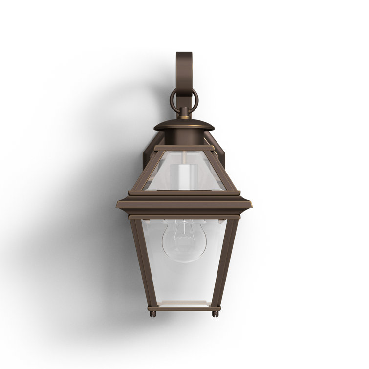 Burlington Antique Bronze Dimmable Wall Lantern Sconce