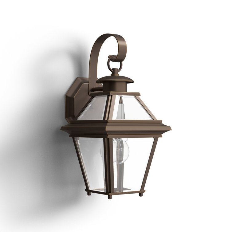 Burlington Antique Bronze Dimmable Wall Lantern Sconce