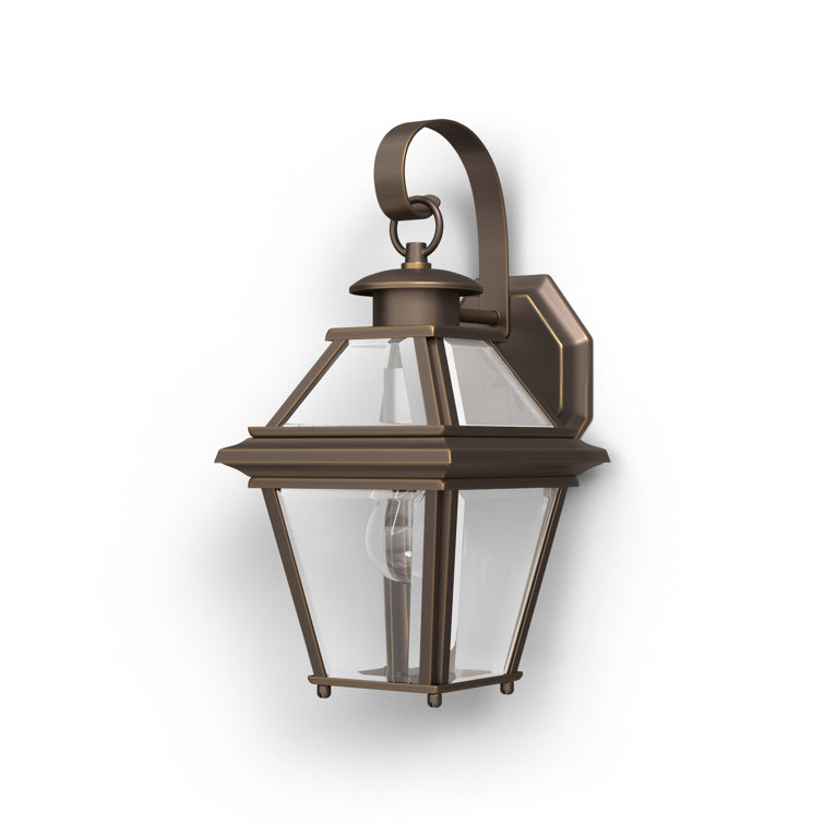 Burlington Antique Bronze Dimmable Wall Lantern Sconce