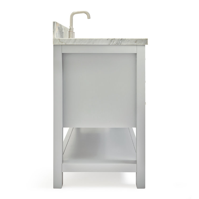 Magnolia Gray 49" Single Bathroom Vanity with Marble Top