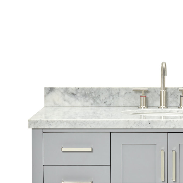 Magnolia Gray 49" Single Bathroom Vanity with Marble Top