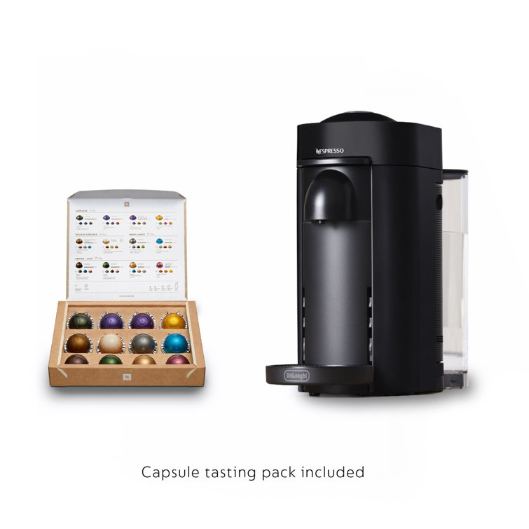 Nespresso VertuoPlus Deluxe Black Matte Coffee and Espresso Machine