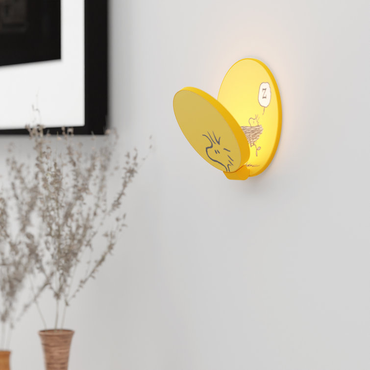 Gravy Matte White 5'' LED Dimmable Direct/Plug-In Sconce