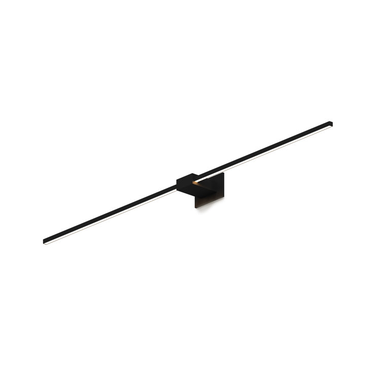 Matte Black Double Sided LED Vanity Sconce