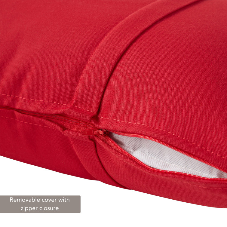 Jockey Red Sunbrella Outdoor Rectangle Throw Pillow Set