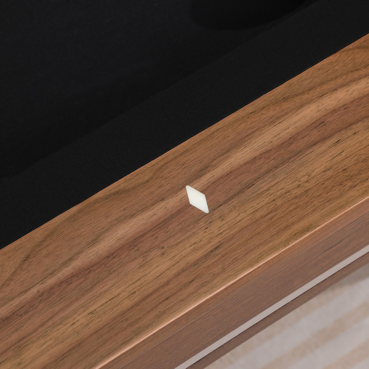 Harmony 7 ft Natural Walnut and Gunmetal Pool Table