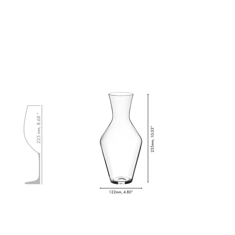 Riedel Veloce Tall Clear Crystal Wine Decanter