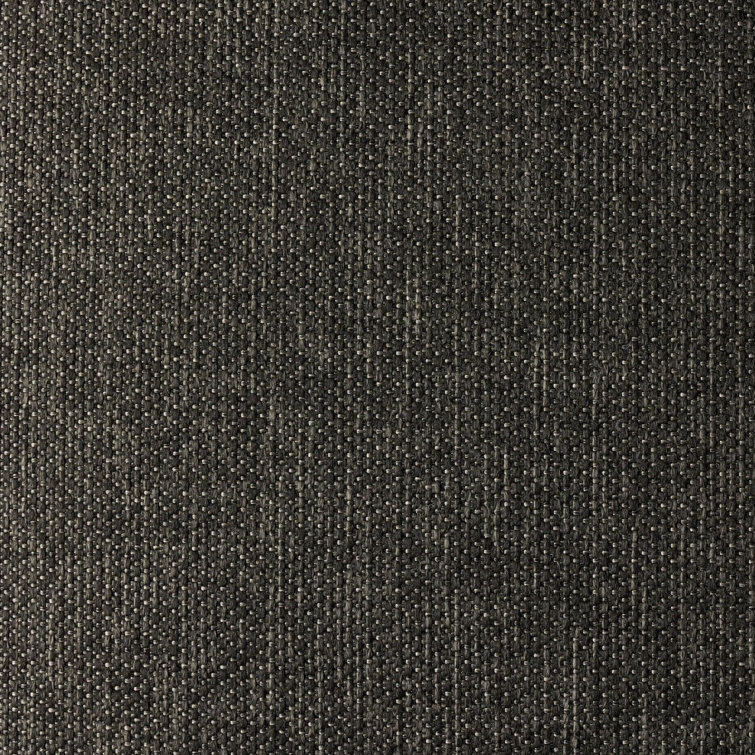 Black Woven Iron Outdoor Dining Chair with Cushions
