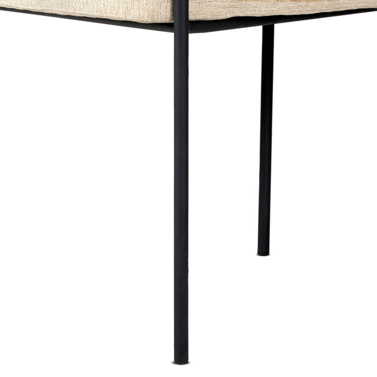 Taupe Woven Wicker and Iron Indoor/Outdoor Dining Chair