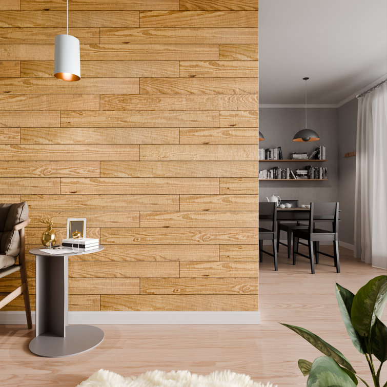 Rustic Thermo-Treated 5x48 Barn Wood Wall Planks, Unfinished - 6 Pack