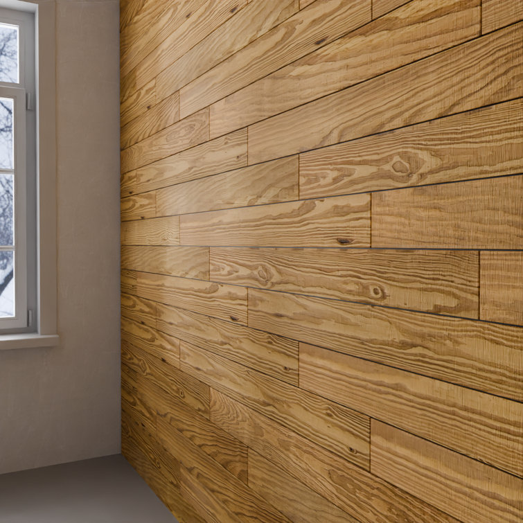 Rustic Thermo-Treated 5x48 Barn Wood Wall Planks, Unfinished - 6 Pack