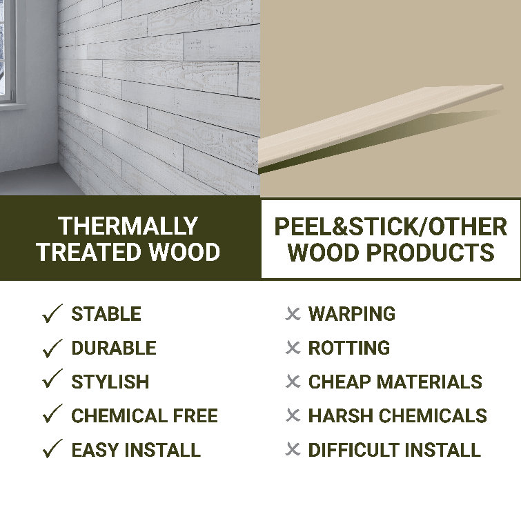 Pearl Textured Barn Wood Wall Planks, 4 ft. Premium 6-Pack
