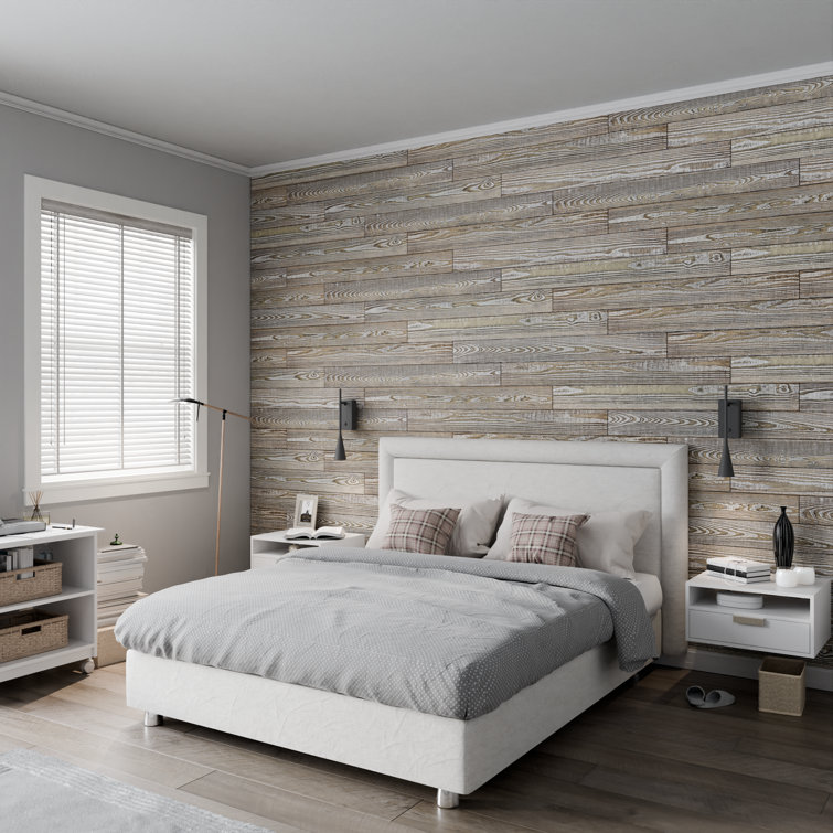Barn Gray Premium Rustic Wood Wall Planks - 4 ft. Length (6-Pack)