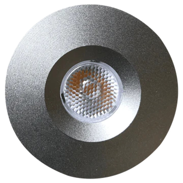 Silver 3000K LED Under Cabinet Puck Light