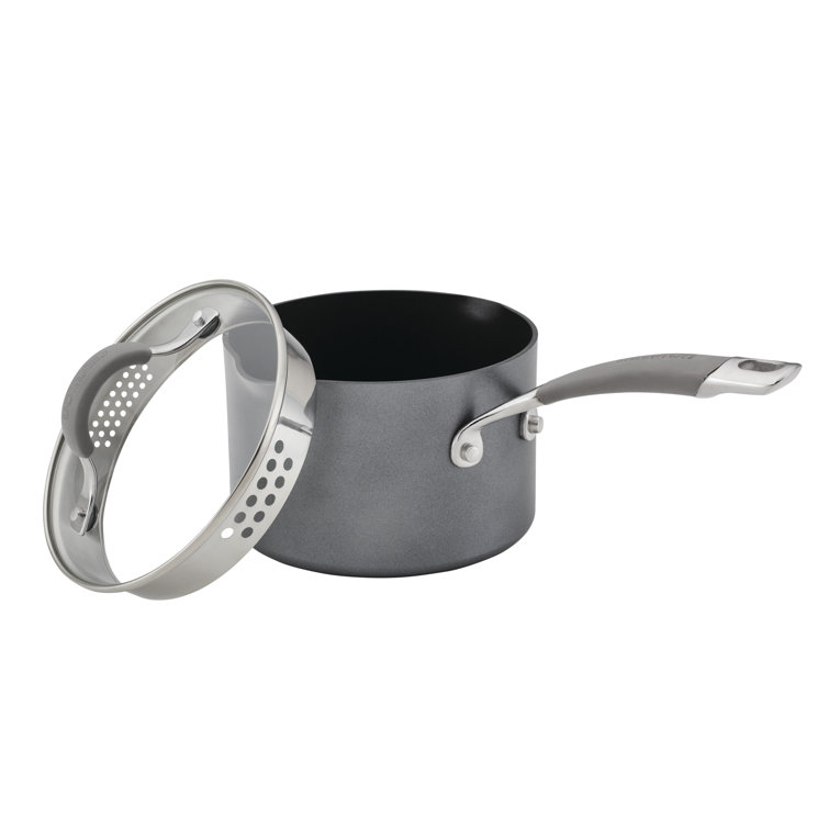 Gray 10-Piece Nonstick Aluminum Cookware Set with Glass Lids