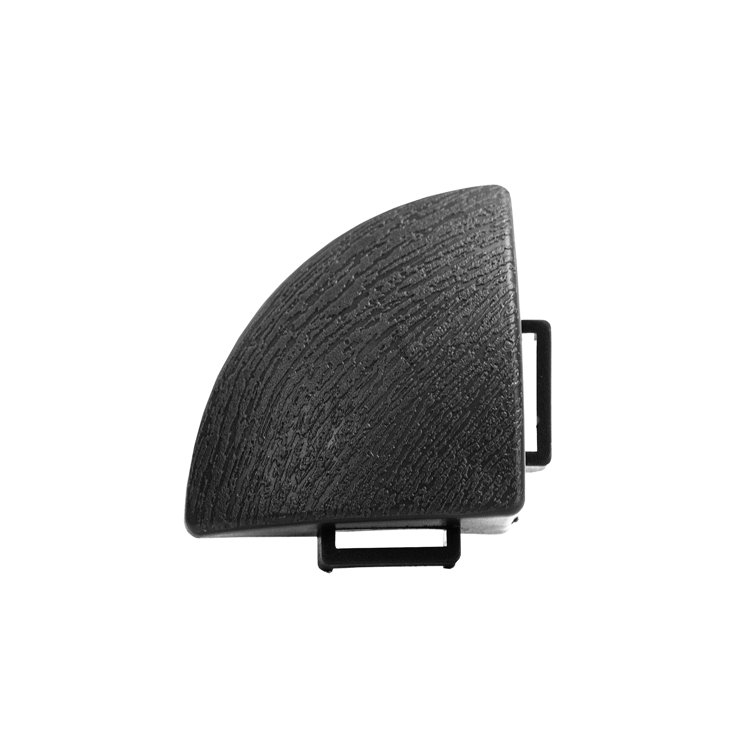 Dark Gray Plastic Interlocking Deck Tile Edge Strips
