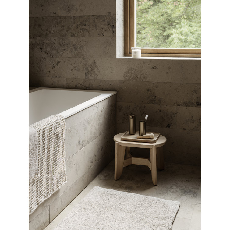 Micro Chip Cotton Reversible Bath Rug 24'' x 39''