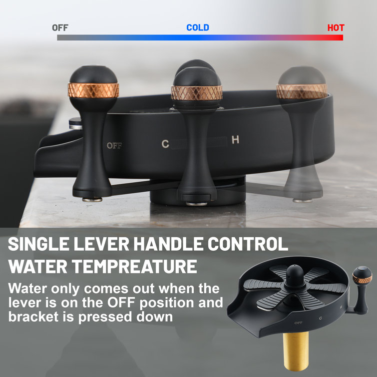 Matte Black Stainless Steel Kitchen Sink Glass Rinser