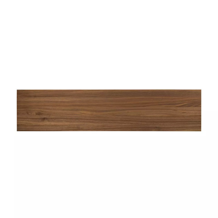 Daniella Warm Walnut 78'' Modern Storage Console Table