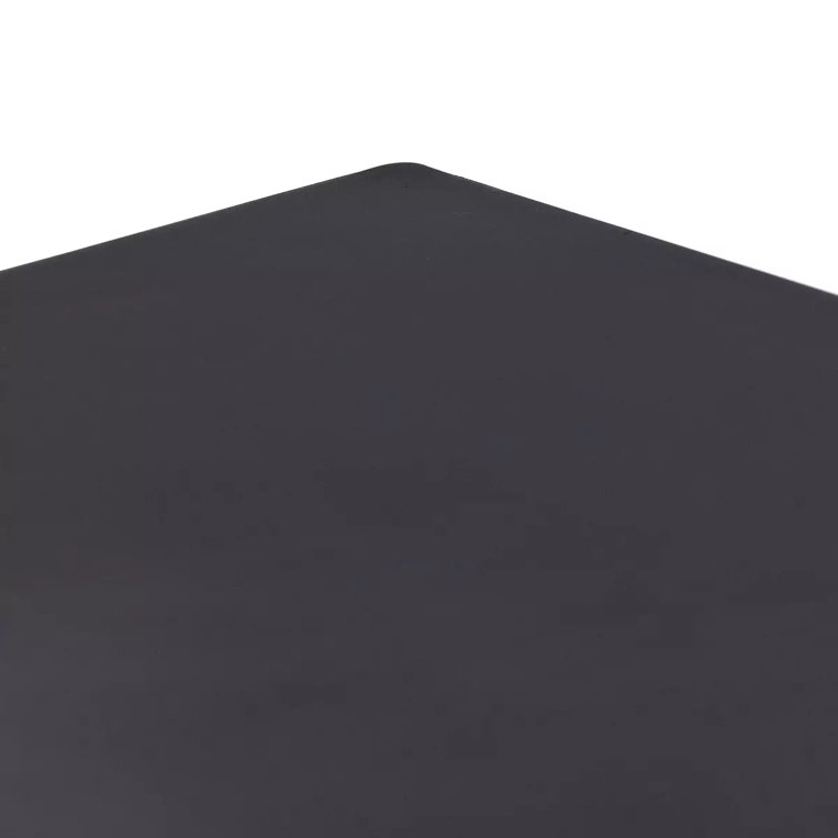 Modern Industrial Black Iron 8-Drawer Double Dresser