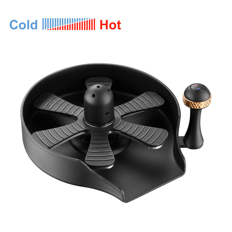 Matte Black Stainless Steel Kitchen Sink Glass Rinser