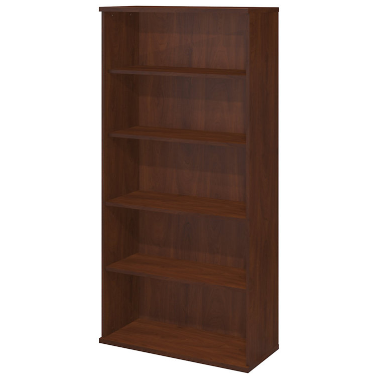 Hansen Cherry 73" Adjustable 5-Shelf Bookcase