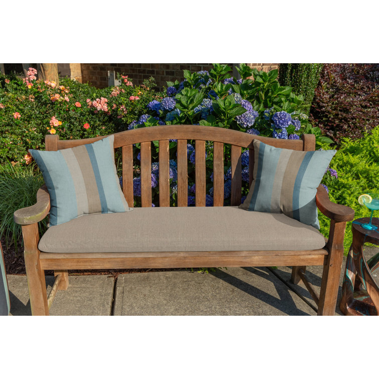 Gateway Mist Sunbrella Fabric Square Indoor/Outdoor Throw Pillow