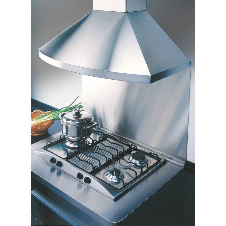 36-Inch Stainless Steel Wall Mounted Range Hood with LED Lights