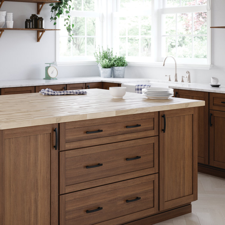 Soft Iron Modern Cabinet Pull with Mounting Hardware