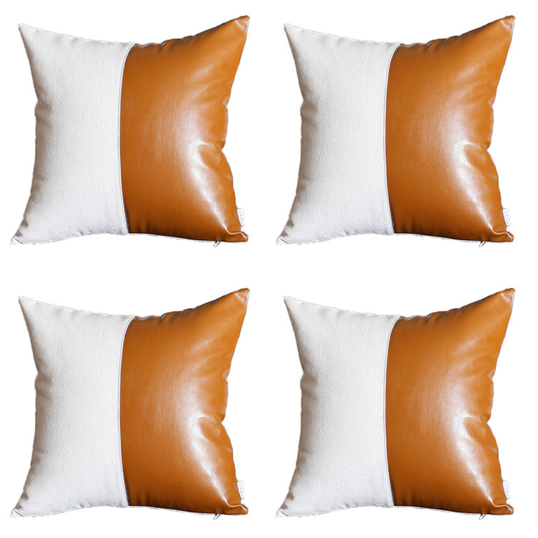 HomeRoots Mike And Co. Reversible Pillow Cover (Set of 4)