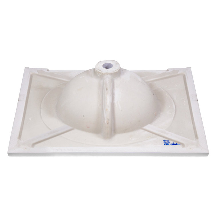 Solid White Cultured Marble 31-Inch Vanity Top with Backsplash