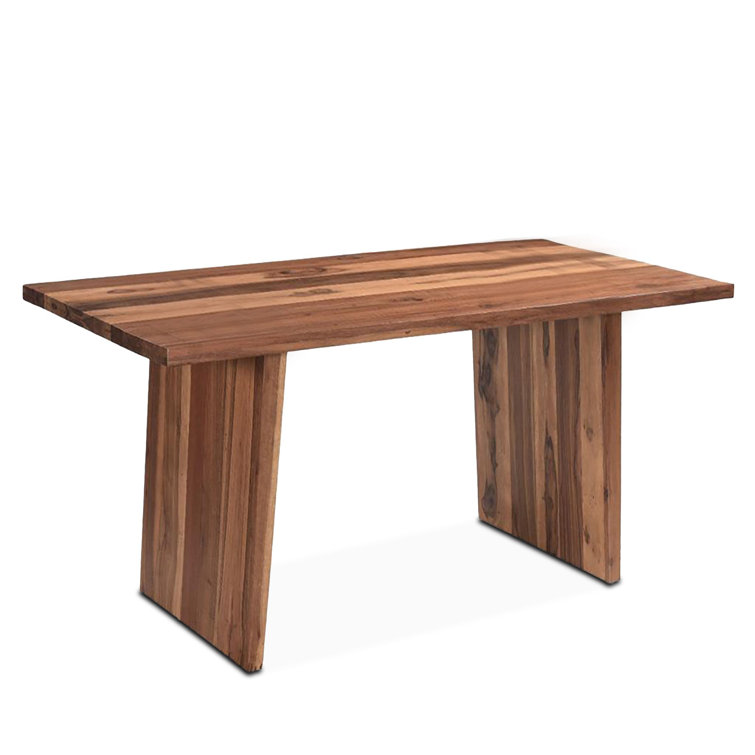 Madrid 80'' Brown Reclaimed Teak Wood Dining Table