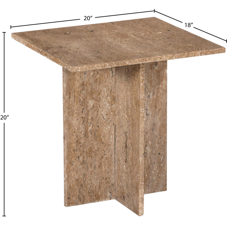 Argent End Table