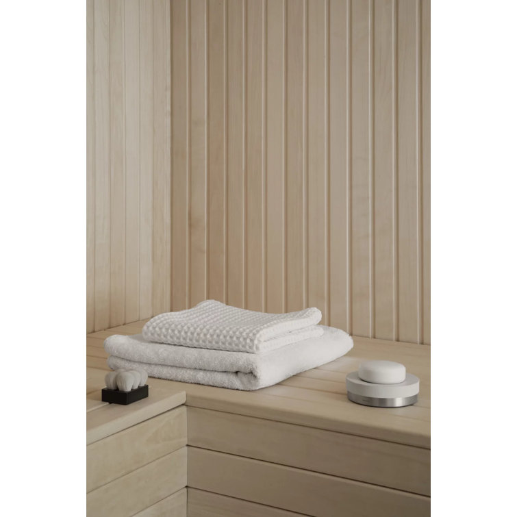 Luxurious White Organic Cotton Terry Bath Towel