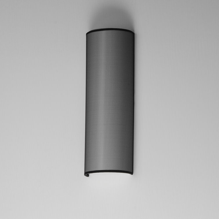 Black Organza Metal and Resin Dimmable Sconce