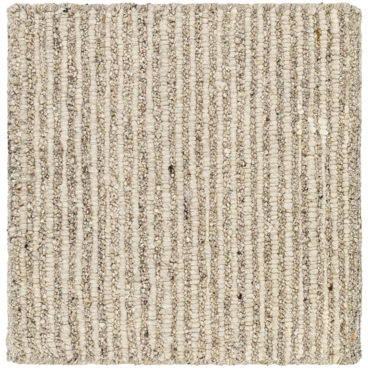 Handmade Beige Wool Flatweave 8' x 10' Rug