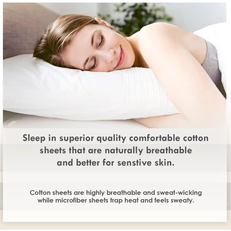 White Twin XL Cotton Duvet Cover Set with Button Closure