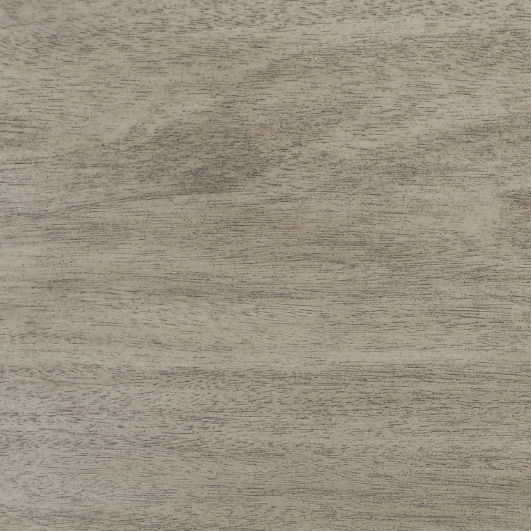 Ariella Light Grey Mahogany 3-Drawer Nightstand