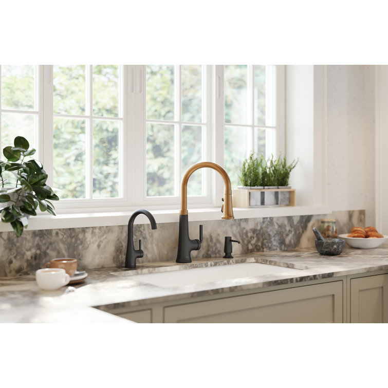 Polished Chrome Transitional Deck Mounted Soap Dispenser
