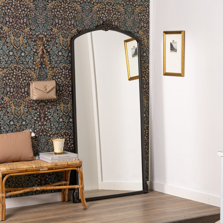 Adeline Ornate Bronze Full Length Freestanding Mirror