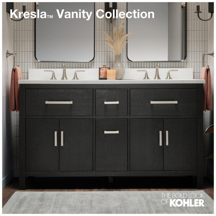Kresla 36" Atmos Grey Freestanding Bathroom Vanity with Quartz Top