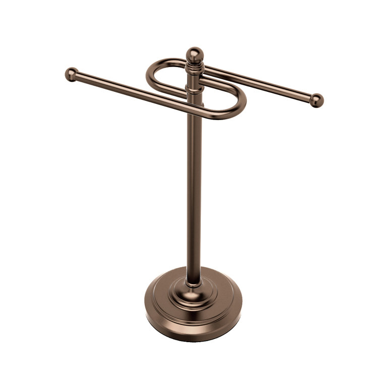 Oil Rubbed Bronze S-Style Countertop Towel Holder