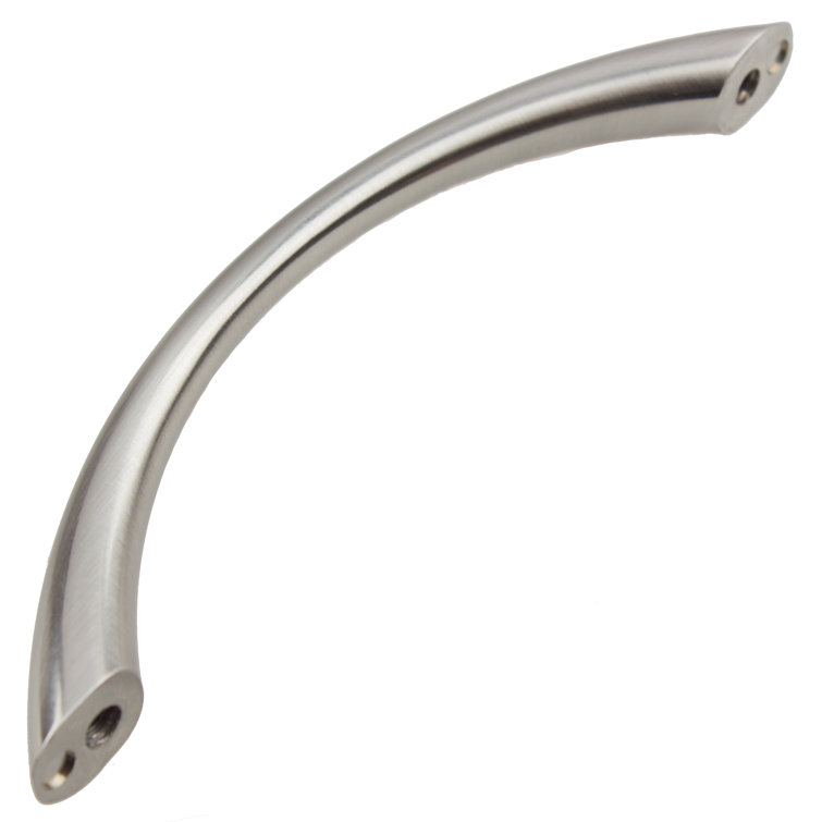 Brushed Nickel 3.75'' Arch Cabinet Pull with Mounting Hardware