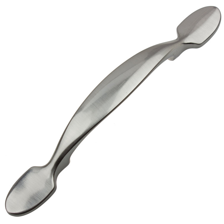 Brushed Nickel 9" Arch Cabinet Pull with Mounting Hardware