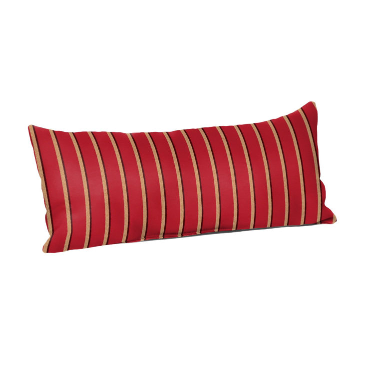 Sunbrella Carousel Confetti Striped 22" Lumbar Pillow