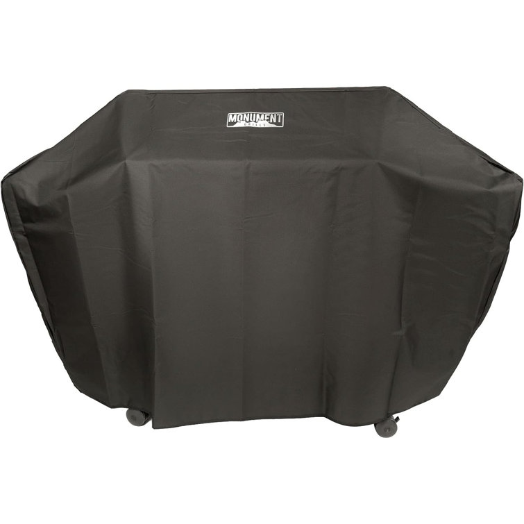 Monument 51-Inch Black Nylon PVC Gas Grill Cover