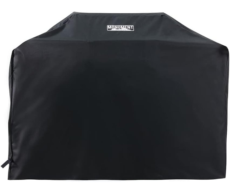 Monument 51-Inch Black Nylon PVC Gas Grill Cover