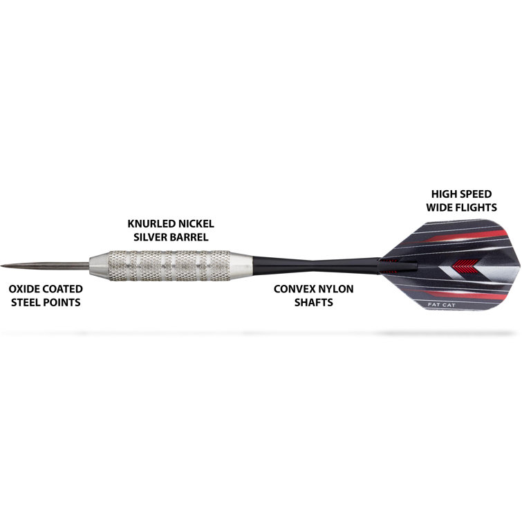Fat Cat Fat Cat Darts in a Jar Steel Tip Dart (Set of 21)