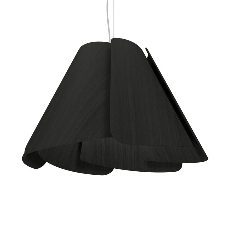 Matte Black LED Single Cone Pendant Light