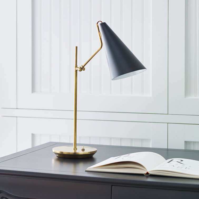 Edison Adjustable Outdoor Hand-Rubbed Antique Brass Table Lamp